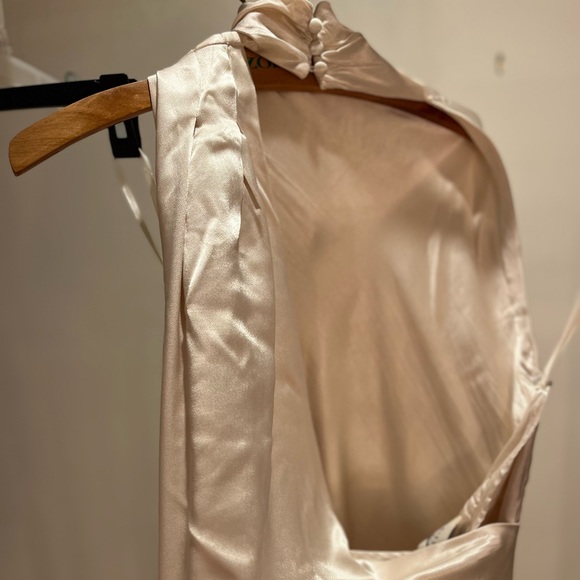 DISSH Aisle Pearl Satin Backless Midi Dress (NWT) - Picture 12 of 16